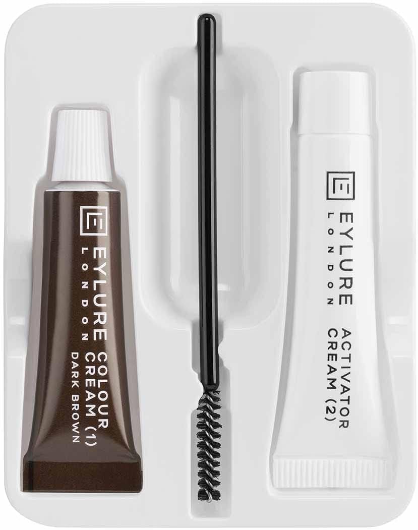 Eylure DYBROW Dark Brown Eyebrow Dye Kit Long Lasting Brow Tint