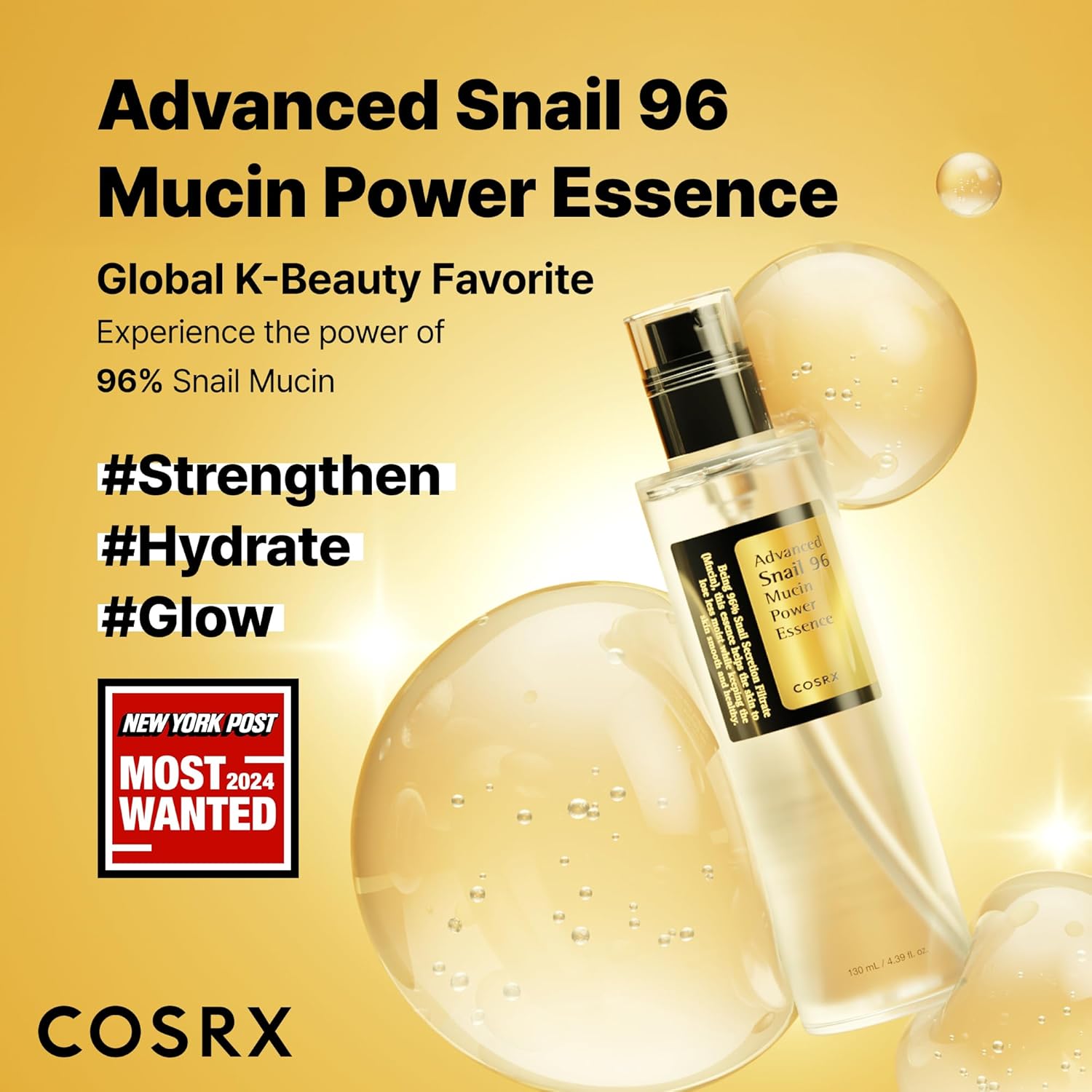 COSRX Advanced Snail 96 Mucin Hydrating Face Serum 100ml