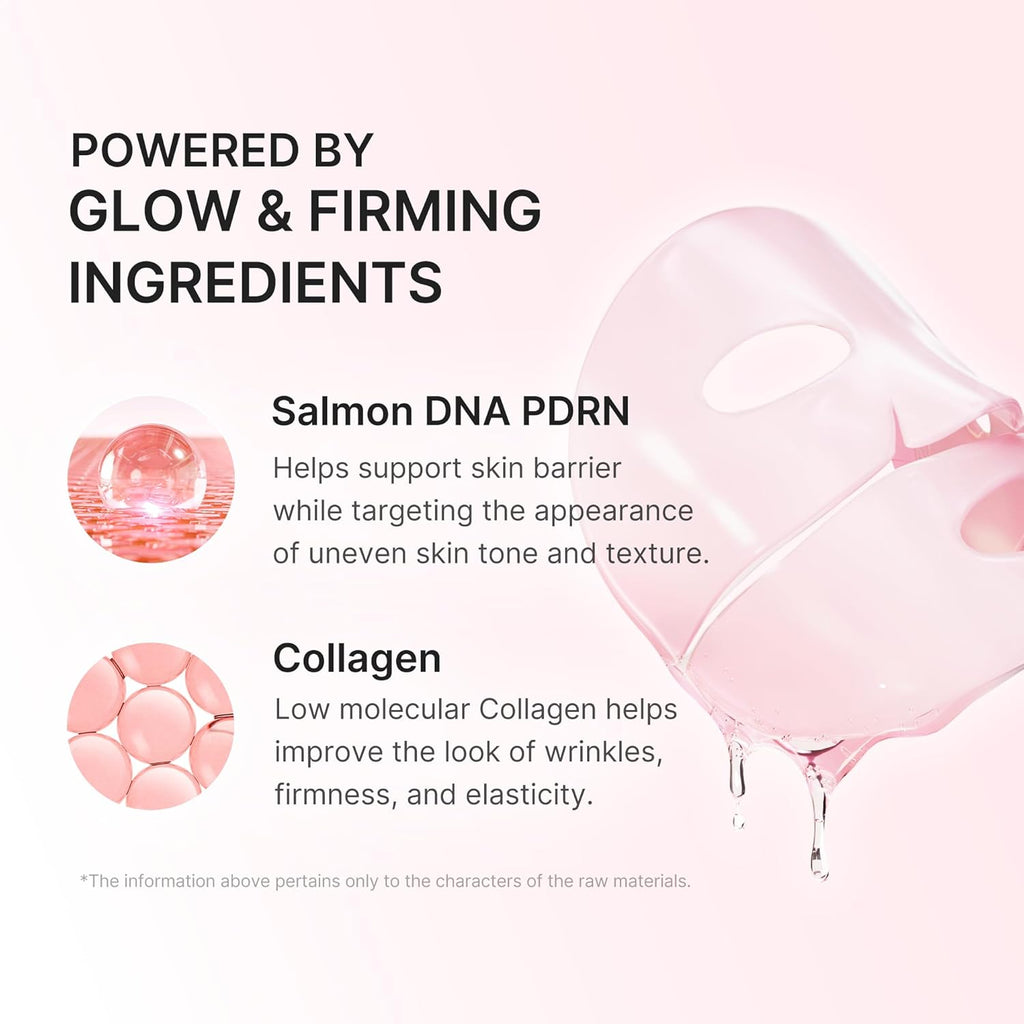 medicube Salmon DNA PDRN Pink Collagen Jelly Gel Mask 4 Pack 28g