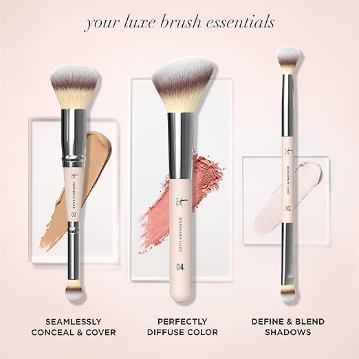 IT Cosmetics Heavenly Luxe 3 Piece Face Brush Set