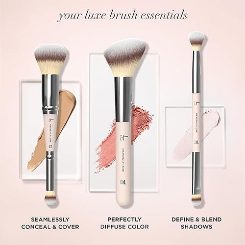 IT Cosmetics Heavenly Luxe 3 Piece Face Brush Set