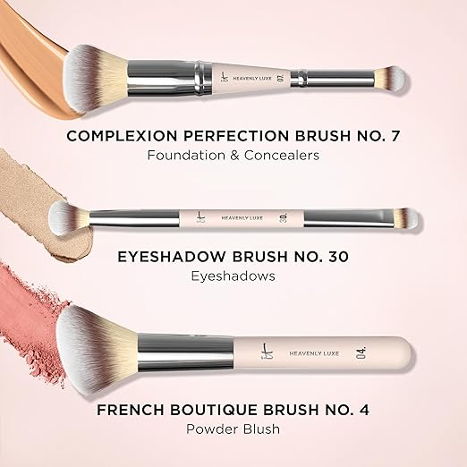 IT Cosmetics Heavenly Luxe 3 Piece Face Brush Set