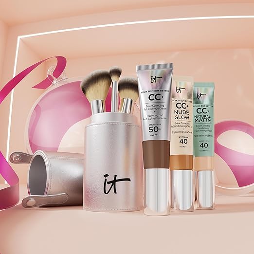 IT Cosmetics Heavenly Luxe 3 Piece Face Brush Set