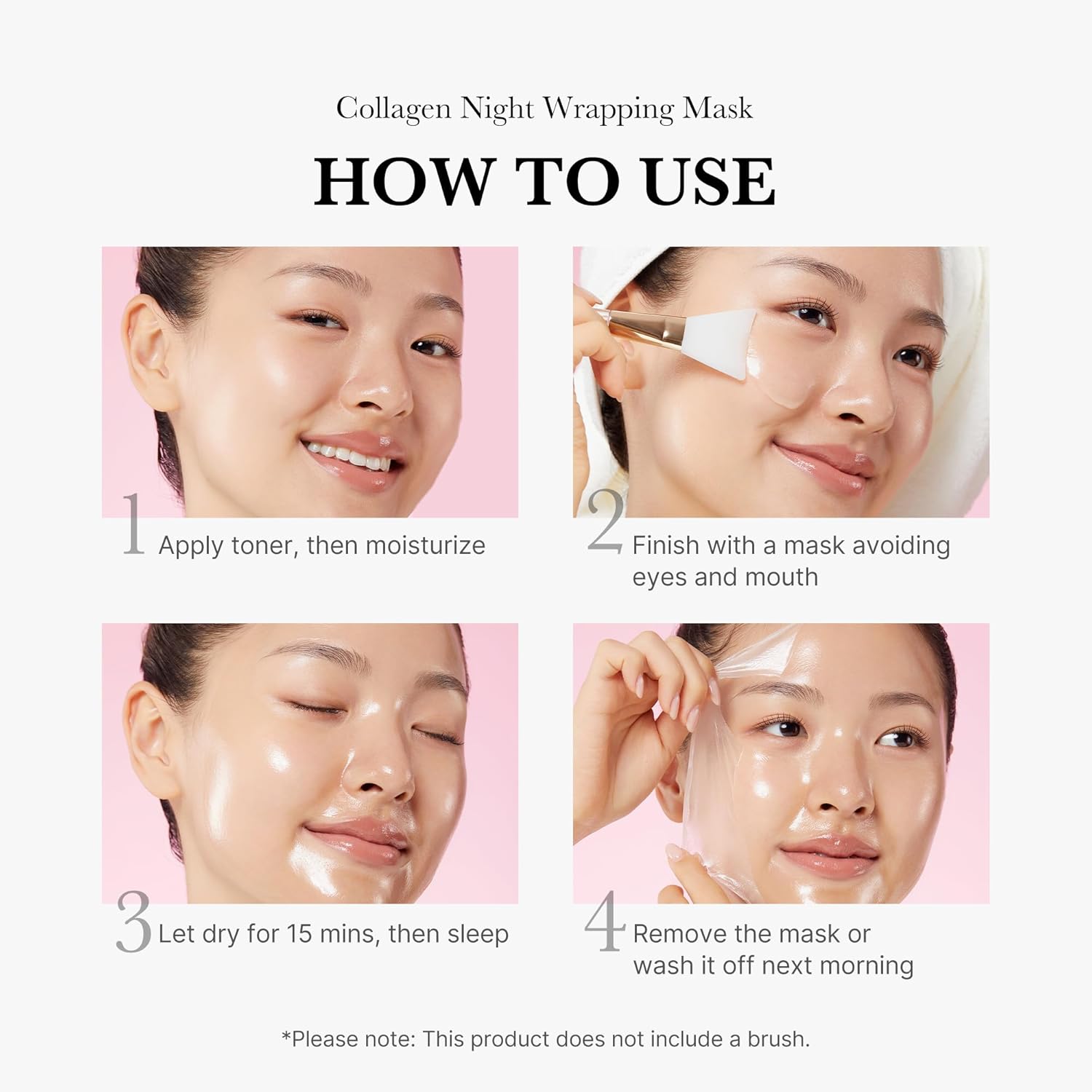 BAIMEI Rose Quartz Jade Roller & Gua Sha Facial Massage Set Pink
