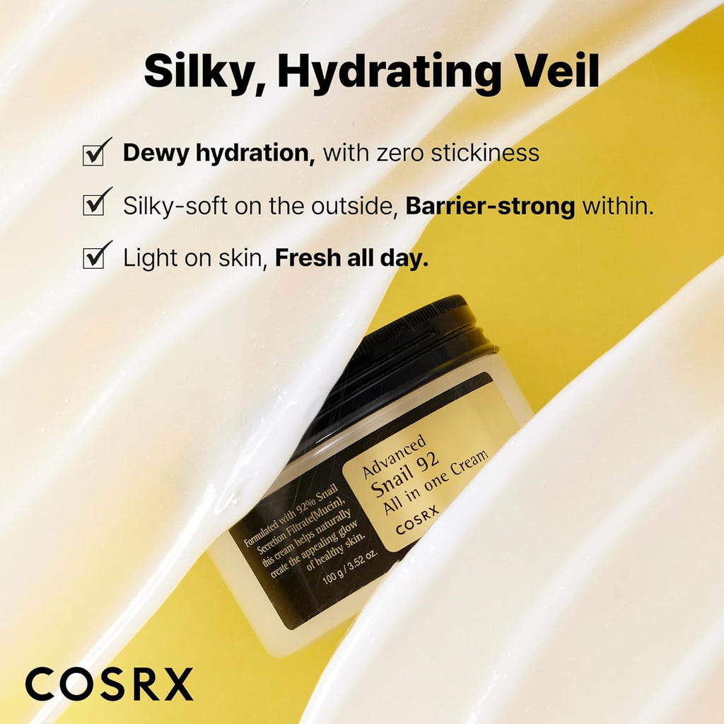 COSRX Advanced Snail 92% Mucin Face Cream Moisturiser 100g