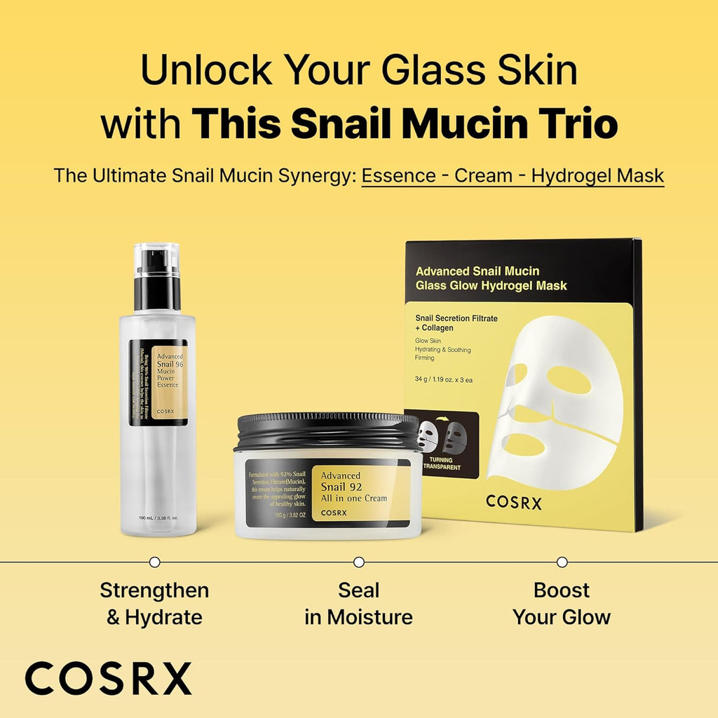 COSRX Advanced Snail 92% Mucin Face Cream Moisturiser 100g