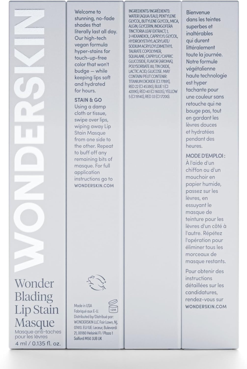 Wonderskin Wonder Blading Lip Stain Peel Off Masque Whimsical 4ml