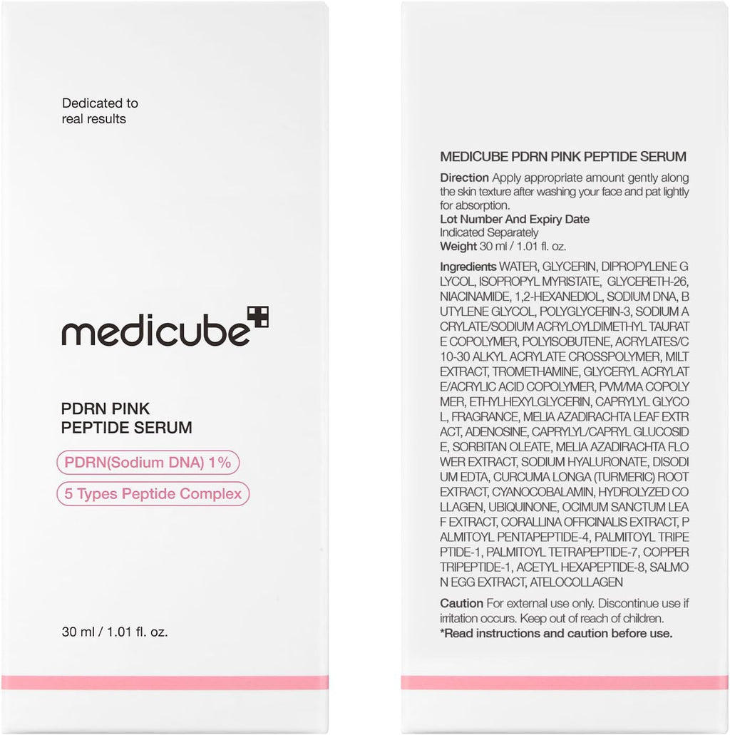 medicube Salmon DNA PDRN Pink Peptide Serum Niacinamide 30ml