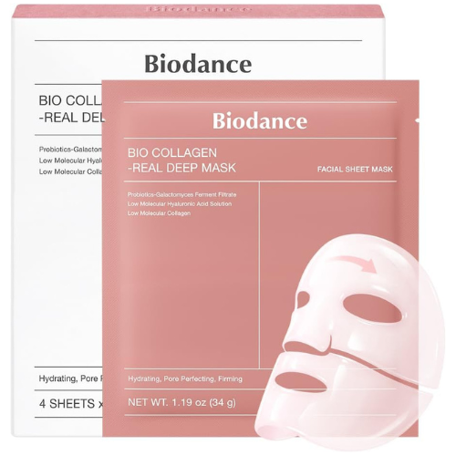 BIODANCE Bio-Collagen Hydrogel Face Mask 4 Pack Korean Glass Skin