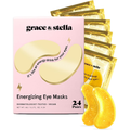 Grace & Stella Gold Under Eye Masks Dark Circles & Puffiness 24 Pairs