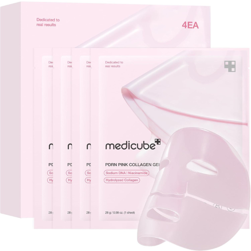 medicube Salmon DNA PDRN Pink Collagen Jelly Gel Mask 4 Pack 28g