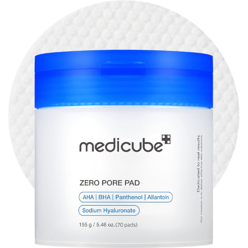 medicube Zero Pore Pads 2.0 AHA BHA Exfoliating Toner Pads 70ct